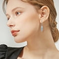 thumbnail image 5 of Coachuhhar Feather Earrings 925 Sterling Silver Turquoise Dangle Earrings Native Jewelry Western Gifts for Women Birthday, 5 of 7