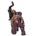 thumbnail image 1 of Gifts Elephant Figurines Durable Resin Delicate Texture Retro Style Symbolize Power  Luck Prosperity Elephant Statue, 1 of 7