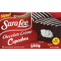 Sara Lee Chocolate Creme Cupcakes,12.7 oz, 8 ct,