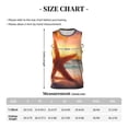 thumbnail image 4 of Rocae Starfish Sunset Sea Beach for Men's Basketball Jersey Lightweight and Breathable Athletic Tank Top,Quick-Drying Sports Jersey, 4 of 9