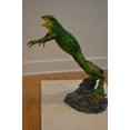 thumbnail image 4 of Nifao Jumping Frog – Outdoor Bronze Fountain, Garden Water Feature, 19"L x 12"W x 22"H, 4 of 11