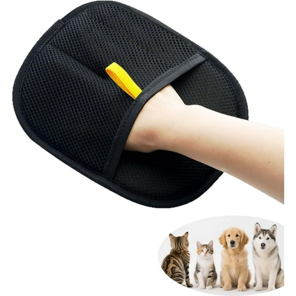 Reusable Pet Hair Removal Gloves, Electrostatic Hair Remover, Efficient Grooming Gloves for Pet Hair, Dog and Cat Fur Electrostatic Gloves for Couch, Clothes, Carpet, Bed Sheet