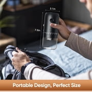 Soulfox Portable Rechargeable Electric Burr Coffee Grinder with 40 Adjustment Grind Settings, Small Mini for Travel,Camping,Home,Espresso,Kitchen,ABS