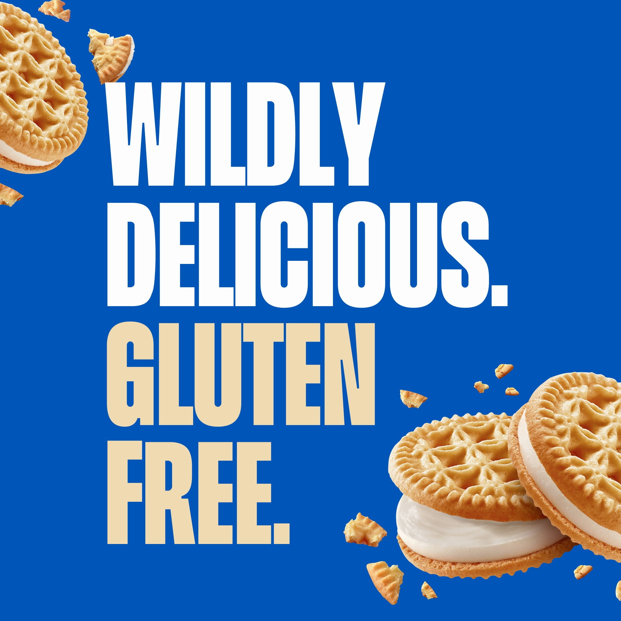 (8 pack) Glutino Gluten Free Vanilla Crème Flavored Sandwich Cookies, 10.5 oz.