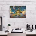 thumbnail image 3 of Epic Graffiti 'Tyumen Russia Church of Zechariah and Elizabeth in Tobolsk' by Pedro Gavidia, Canvas Wall Art, 16"x12", 3 of 8