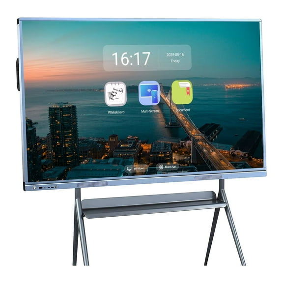 BELNET 55 Inch Smart Interactive Display, 2160P Resolution, Infrared Touchscreen, Android & Window, WiFi/Bluetooth, Commercial Use