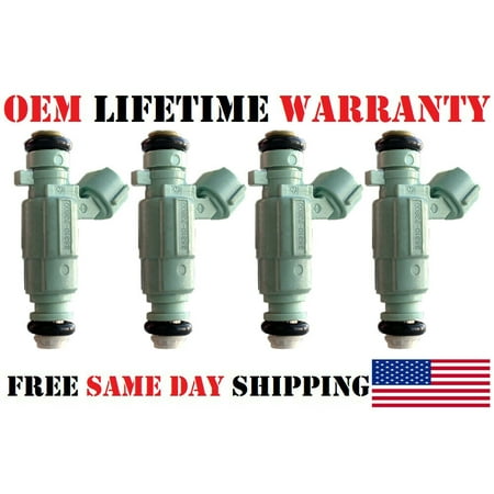 4x OEM Hyundai #35310-23800 Fuel Injectors for 2010-2012 Hyundai Elantra 2.0L I4/Refurbished/