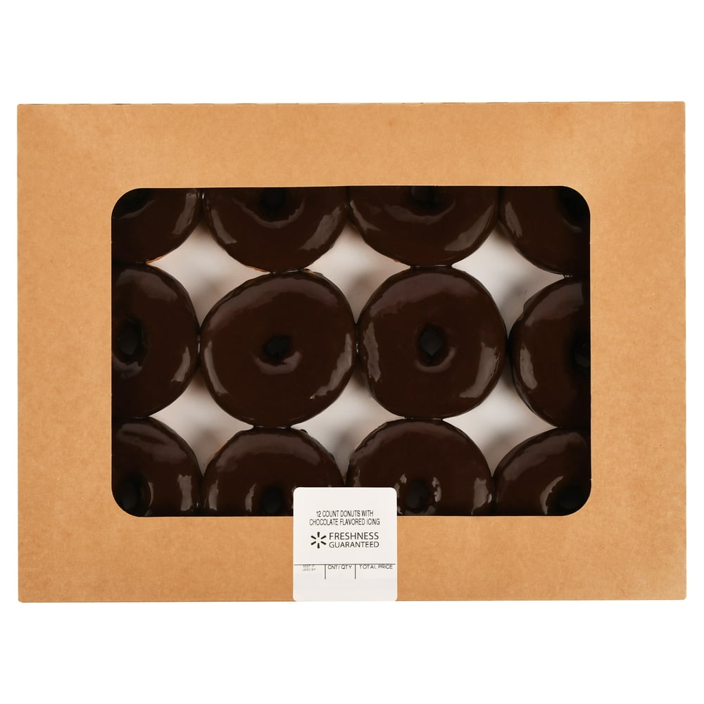 Freshness Guaranteed Donuts with Chocolate Icing, 12 Count Walmart