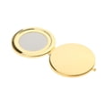 thumbnail image 4 of 2x Espejo de maquillaje cosmético plegable shamjiam Espejo de maquillaje plegable dorado, 4 of 6