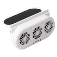 thumbnail image 1 of Sistema de enfriamiento de ventilación de aire automático solar 3 ventiladores ventilador de coche SUV enfriador de ventilador fresco, 1 of 9