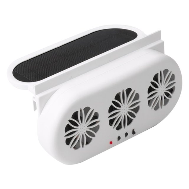 Sistema de enfriamiento de ventilación de aire automático solar 3 ventiladores ventilador de coche SUV enfriador de ventilador fresco