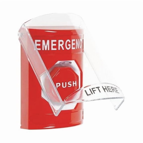 Safety Technology International Emergency Push Button,Momentary Type SS2025EM-EN