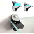 thumbnail image 4 of 2-Part Adjustable Glass Shelf Bracket, Support for 3-21mm Thick Wood/Glass Shelves, 4 of 5