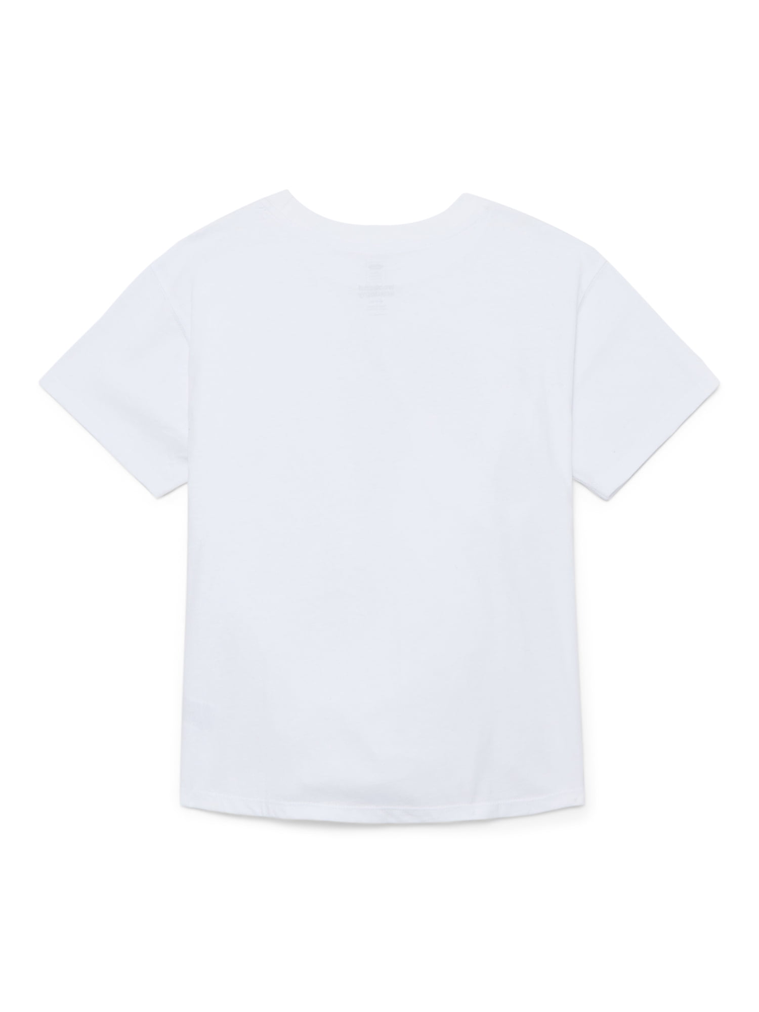 Weekend Academy Girls Short Sleeve Boxy Graphic T-Shirt, Sizes 4-18