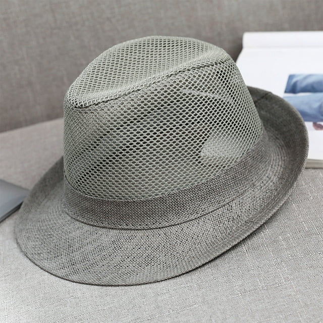 EGNMCR Breathable Sun Hat Mesh Top Hat Encrypted Grass Mesh Fabric Suitable For Summer Use Without Stuffiness Polyester Hat