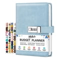 thumbnail image 1 of Planificador de Presupuesto WEMATE 2025 con Cerradura Azul A5, 1 of 8