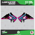 thumbnail image 3 of Kalair GFX Graphics Kit for Kawasaki KX250 (2003-2008) Lancaster Series, 3 of 5