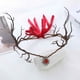 thumbnail image 5 of Pisexur Belleza Maquillaje Diadema de cuernos de bosque con diseño de elfos del bosque y hadas para mujeres y niñas, estilo renacentista, para Halloween, Navidad, cumpleañopara mujeres y hombres, 5 of 5