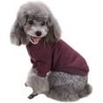 thumbnail image 4 of STGRGFHY Dog Clothes Dogs Sweater Soft Puppies Clothing Winter Puppy Sweaters Warm Outfit for Dogs Small Cat Apparel,All Seasons Dog Vest For Small Medium Dog,Brown dog shirt sweater S, 4 of 7