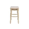 thumbnail image 4 of Riverbay Furniture 25" Transitional Wood/Fabric Backless Counter Stool in White, 4 of 9