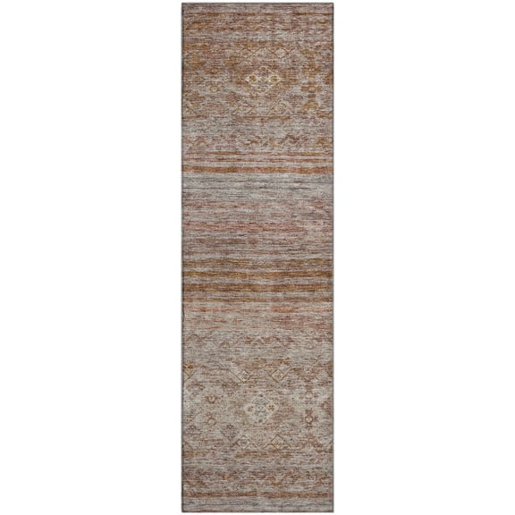 Dalyn Rugs Premium Machine Washable Mayfield AMF1219 Copper 2'3" x 7'6" Runner Rug
