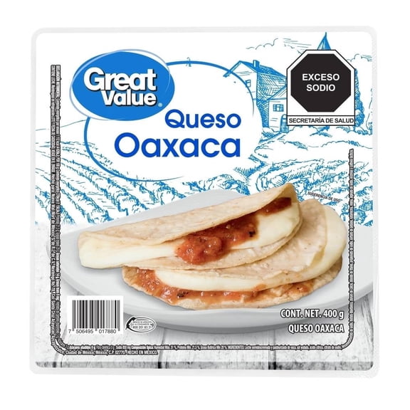 Queso Oaxaca Great Value 400 g