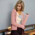 thumbnail image 2 of Cardigan Tricoté pour Femmes Automne Hiver Manteau Grande Taille Ouvert, 2 of 4