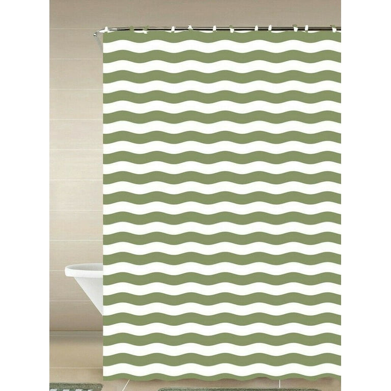 Clara Clark 9 Piece Complete Bathroom Accessories Kit with Shower Curtain Set - Hunter Green
