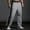 Gray, variant on YLSDY Stacked Sweatpants Men Straight Leg Sweat Pants Casual Drawstring Elastic Waist Pants Trendy Spring Loose Trousers Beige 8