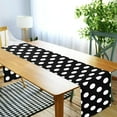 thumbnail image 5 of Dreamtimes Polka Dots Table Runner 18"x72", Kitchen Dining Table Cloth Runner Decoration for Indoor Outdoor Home Holiday Thanksgiving Christmas Party Decor, 5 of 5