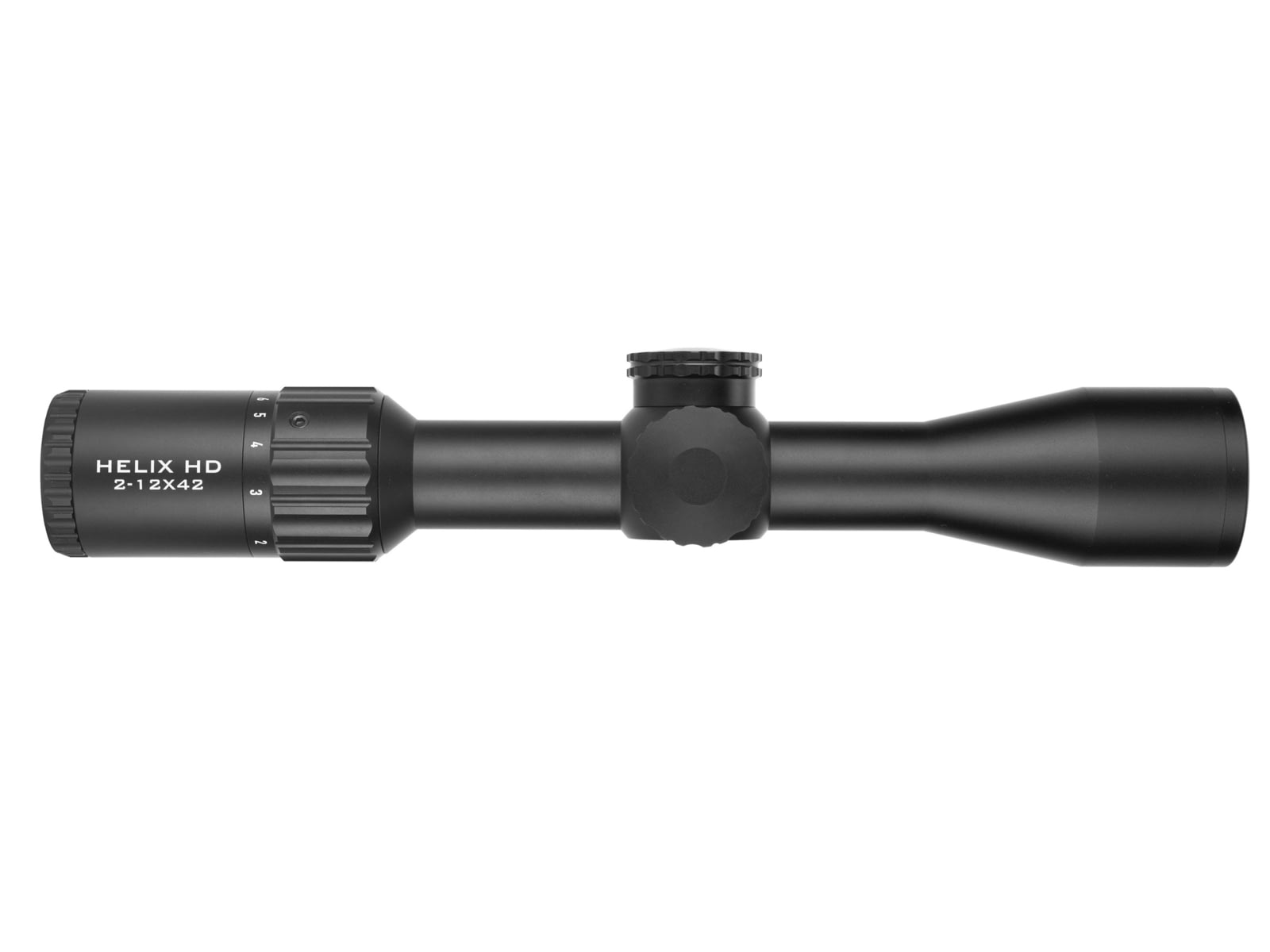 Element Optics 2-12x42 Helix HD Compact Rifle Scope, 30mm Tube, Second Focal Plane, RAPTR-1F Reticle, Black