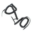 thumbnail image 5 of Unique Bargains 2 Pcs 3 Meters RJ9 4P4C Plug Coiled Stretchy Telephone Handsets Cable Black, 5 of 5