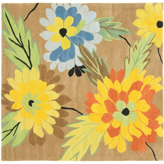 Safavieh Soho Coral Floral Wool Area Rug or Runner