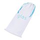 thumbnail image 1 of Glas 6" Curved G-Spot Glass Dildo - Blue, 1 of 2
