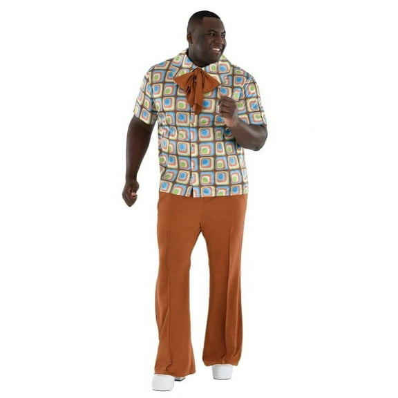 Men's Collared Shirt & Pants Set - 1960's - Costume - Adult - 2XL