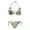 Monstera Leaves, variant on HELLHERO Polyester Fabric Ladies Bikinis Swimsuits for Women Quick Drying Elastic String Halter Bikini Set Palm Leaves Pattern