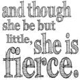 thumbnail image 2 of CafePress - She Is Fierce Shakespeare Long Sleeve Infant Bodys - Long Sleeve Cotton Baby Bodysuit, 2 of 4