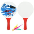 thumbnail image 4 of Fun Cricket Badminton Racket 5MM Badminton Racket Five Layers of High-grade Poplar Wood Beach, 4 of 8