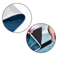 thumbnail image 5 of Whale Canvas Picnic Blanket Waterproof Outdoor Mat Camping Rug Foldable Large Portable Sandproof Beach Mat Blue Stripe 79"x59, 5 of 6