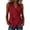 Red-10, variant on Women's Linen Tank Top Casual Ruched Tie Side V Neck Sleeveless T Shirts Loose Fit Travel Vacation Blouse