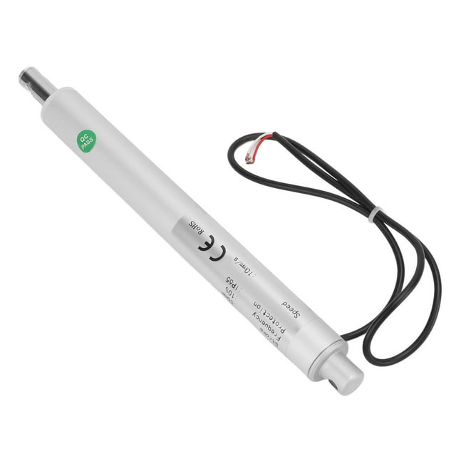 Actuador lineal micro eléctrico de CC, tipo mini bolígrafo, carrera de 50 mm con interruptor de límite interno, 12 V