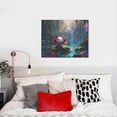 thumbnail image 4 of Naloa Pond Cute Axolotl Print Canvas Bathroom Wall Art,Bathroom Wall Art Decoration, Canvas Poster Prints,Decorative Paintings for Living Room, Bathroom, Kids Room, 4 of 6