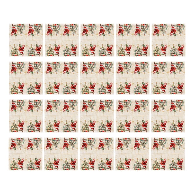 Servilletas navideñas, servilletas de papel para almuerzo, vajilla desechable, servilletas de cóctel para cafetería, Bar, restaurante, vacaciones de