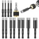thumbnail image 1 of Diamond Drill Bits Set, 12Pcs Dry Diamond Hole Saw with Quick Change Drill Bit Holder,for Porcelain Tile Glass Ceramic, 1 of 5