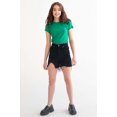 thumbnail image 3 of Ragstock Kelly Green Cropped Tee, 3 of 4