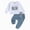 R222-Blue, variant on NOLDARES Toddler Boy Fall Winter Outfits 2pcs Clothes Set Print Long Sleeve Pullover Sweatshirt Joggers Pants Casual Clothing(Blue,18M/90)