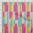 thumbnail image 1 of Soimoi Poly Georgette Fabric Geometric Panel Decor Fabric Printed Yard 52 Inch Wide, 1 of 3
