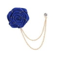 thumbnail image 5 of FVDPWYE Flower Chain Brooch Lapel Pin Fashion Accessories Suit Pin for Stage Performance Blue, 5 of 9