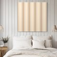 thumbnail image 4 of Brown Stripe Wall Art Painting on Canvas, Modern Farmhouse Texture Geometric Canvas Art Home Prints Wall Art Framed Modern Artwork for Living Room Bedroom Wall Decor 16x16in, 4 of 9