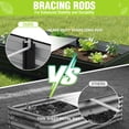 thumbnail image 4 of WORKPRO 7.5x4x2ft Black Square Metal Raised Garden Bed, 4 of 12